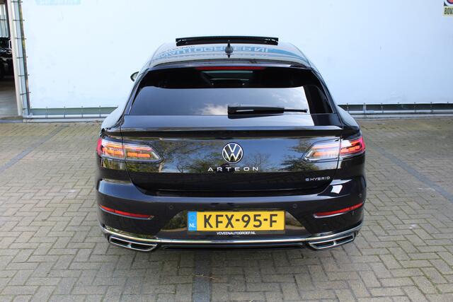 Volkswagen Arteon Shooting Brake 1.4 TSI eHybrid R-Line Business+ | Incl. 12 maanden Garantie | Panorama dak | Elektrisch wegklapbare trekhaak | Stoelverwarming voor + achter | Stuurverwarming | 360* Camera | Dodehoeksensoren | Adaptieve cruise | Keyless entry/start | Elek