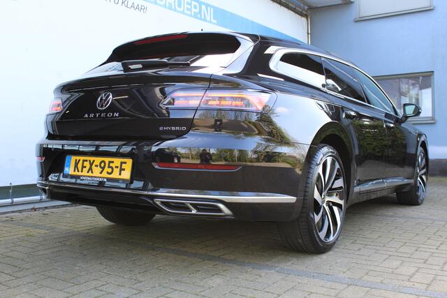 Volkswagen Arteon Shooting Brake 1.4 TSI eHybrid R-Line Business+ | Incl. 12 maanden Garantie | Panorama dak | Elektrisch wegklapbare trekhaak | Stoelverwarming voor + achter | Stuurverwarming | 360* Camera | Dodehoeksensoren | Adaptieve cruise | Keyless entry/start | Elek