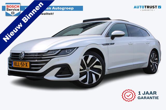 Volkswagen Arteon Shooting Brake 1.4 TSI eHybrid R-Line Business+ | Incl. 12 maanden garantie | Schuif/kantel dak | Adaptieve cruise control | Standkachel | Uitklapbare trekhaak | Head-up display | Massage stoel | Apple carplay/Android auto | Stoelverwarming voor/achter |
