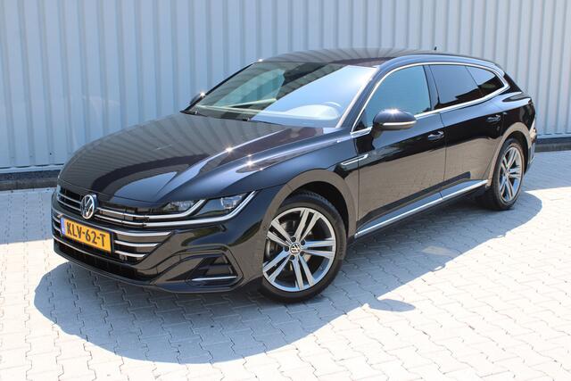 Volkswagen Arteon Shooting Brake 1.4 TSI eHybrid R-Line Business+ | Incl. 12 maanden garantie | Carbon lederen kuipstoelen | Standkachel | Apple carplay/Android auto | Adaptieve cruise control | Stoel/stuurverwarming | 360° camera | Stoelverwarming achter | Dealer onderhou