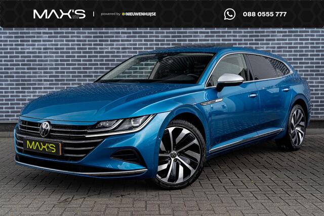 Volkswagen Arteon Shooting Brake 1.4 TSI eHybrid Elegance Business+ | Plug-in Hybrid (PHEV) | Trekhaak | Panoramadak | Nappaleder | Stoelmassage | Stoelverwarming voor en achter | Achteruitrijcamera | Parkeerassistent | Dodehoekdetectie | Navigatie Discover Pro