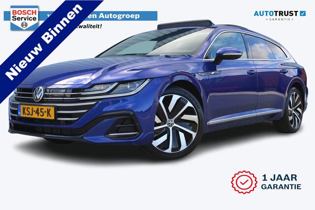 Volkswagen Arteon Shooting Brake 1.4 TSI eHybrid R-Line Business+ | Incl. 12 maanden garantie | SOH 92% | Stoel/stuurverwarming | Uitklapbare trekhaak | Schuif/kantel dak | Adaptieve cruise control | Apple carplay/Android auto | Head-up display |