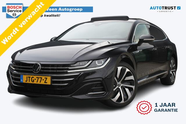 Volkswagen Arteon Shooting Brake 1.4 TSI eHybrid R-Line Business+ | Incl. 12 maanden garantie | SOH 96% | Schuif/kantel dak | 360 camera | Stoelgeheugen | Stoelverwarming | Parkeersensoren | Apple carplay/Android auto | Cruise control | Climate control | Bluetooth | Airco