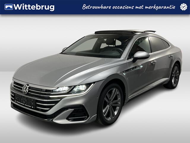 Volkswagen Arteon 1.4 TSI eHybrid R-Line / AUTOMAAT/ PANO/ PARK.SENSOR.V+A/ CAMERA/ APP-CONNECT/ STOELVERWARM./ MASSAGE/ ACC/ DCC/ DODEHOEK/ KEYLESS/ DIGITAL DASH/ NAVI/ DAB/ CLIMA/ LED/ 18'' LMV
