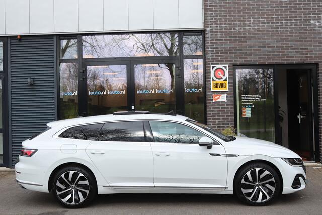 Volkswagen Arteon Shooting Brake 1.4 TSI eHybrid R-Line Pano/IQ.Light/360/Navi Pro/Head-up/Keyless/Elek. lederen R Sportstoelen/DCC/ACC/Virtual Cockpit/Trekhaak wegkl.
