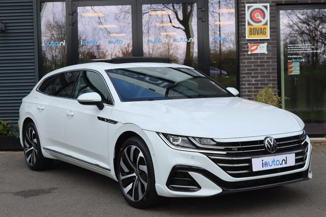 Volkswagen Arteon Shooting Brake 1.4 TSI eHybrid R-Line Pano/IQ.Light/360/Navi Pro/Head-up/Keyless/Elek. lederen R Sportstoelen/DCC/ACC/Virtual Cockpit/Trekhaak wegkl.