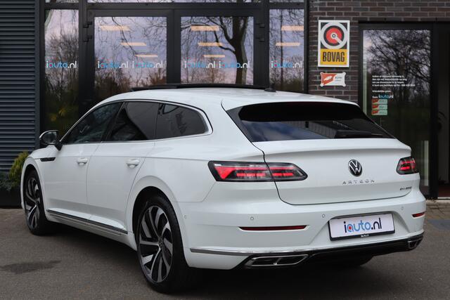 Volkswagen Arteon Shooting Brake 1.4 TSI eHybrid R-Line Pano/IQ.Light/360/Navi Pro/Head-up/Keyless/Elek. lederen R Sportstoelen/DCC/ACC/Virtual Cockpit/Trekhaak wegkl.