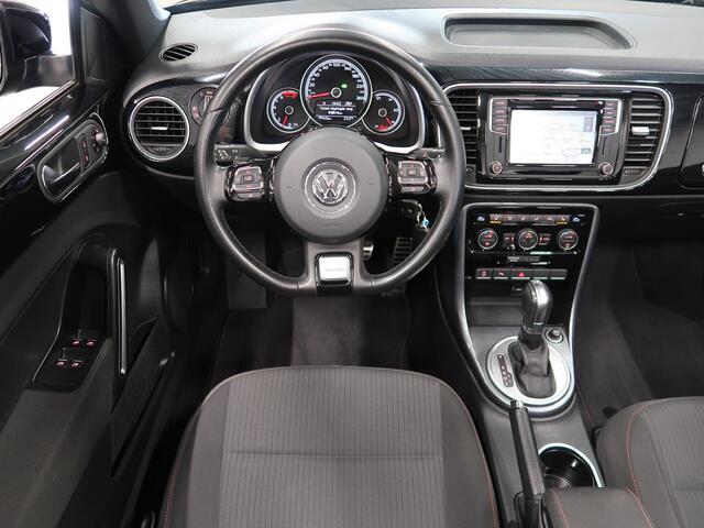 Volkswagen BEETLE (NEW) Cabriolet 1.2 TSI Sound Automaat DSG Airco-ecc Navigatie Stoelverwarming App connect Sportvelgen Parkeersensoren Boekjes aanwezig Windscherm 1e Eigenares