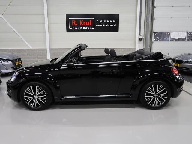 Volkswagen BEETLE (NEW) Cabriolet 1.2 TSI Sound Airco-ecc Navigatie App connect Sportvelgen 17 inch Parkeersensoren Windscherm Afdekhoes Boekjes aanwezig 2017 Facelift model Stoelverwarming Cabrio Zeer nette staat