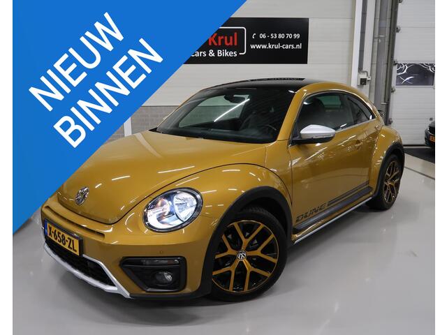 Volkswagen BEETLE (NEW) 1.2 TSI Dune Airco-ecc LED BT Navigatie 18 inch Stoelverwarming Cruise Mistlampen Extra getint glas Zeer nette auto Alle Rekeningen aanwezig PDC