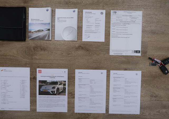 Volkswagen BEETLE (NEW) Cabriolet 1.4 TSI R-Line Limited Edition 05/70 R-Line Xenon Leer App connect Navigatie Camera Automaat Airco-ecc Windscherm Dealer onderhouden