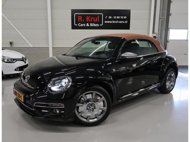 Volkswagen BEETLE (NEW) Cabriolet 1.4 TSI Karmann Automaat Leer/Alcantara Navigatie Trekhaak Xenon LED 2e Eigenaar NL-auto NAP 18 inch Disc Nieuwstaat Boekjes aanwezig App connect extra meters