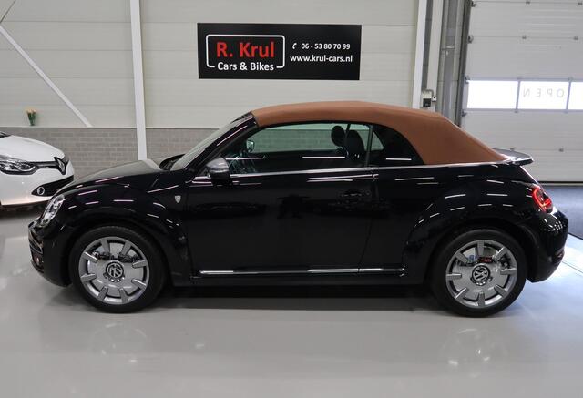 Volkswagen BEETLE (NEW) Cabriolet 1.4 TSI Karmann Automaat Leer/Alcantara Navigatie Trekhaak Xenon LED 2e Eigenaar NL-auto NAP 18 inch Disc Nieuwstaat Boekjes aanwezig App connect extra meters