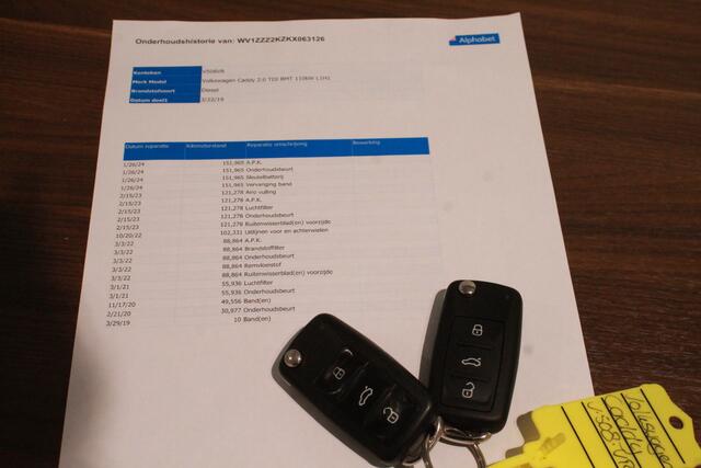 Volkswagen CADDY 2.0 TDI 150PK EURO 6 - Airco - Navi - Cruise - ¤ 13.950,- Excl.