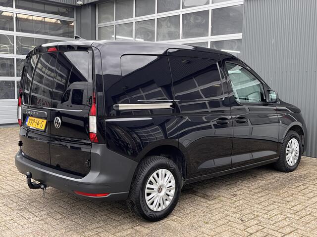 Volkswagen CADDY Cargo 2.0 TDI Airco Apple Cruise controle Trekhaak 1400kg trekgewicht Parkeersensoren achter Stuurwielbediening Schuifdeur Navigatiesysteem Euro 6 Apple Carplay Navi