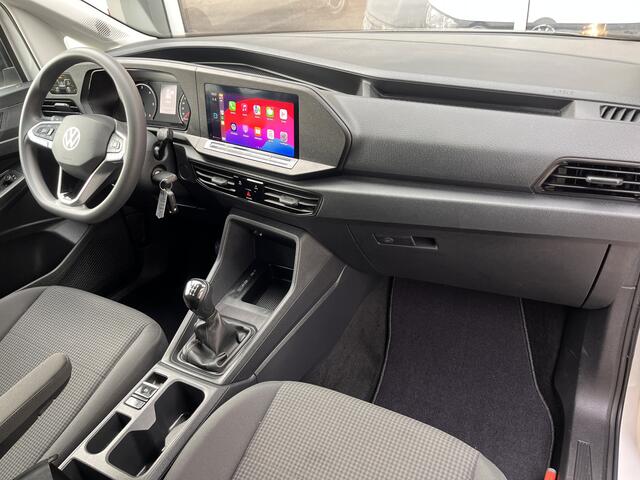 Volkswagen CADDY Cargo 2.0 TDI Airco Cruise controle Trekhaak 1400kg trekgewicht Apple carplay Navigatiesysteem Parkeerhulp achter Schuifdeur Betimmering in laadruimte 1e Eigenaar Euro 6