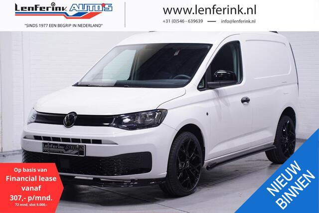 Volkswagen CADDY Cargo 1.5 TSI 115 pk BENZINE Black&White Edition 19" LMV, Spoilers V+A, Airco, Bumpers in Kleur, Cruise Control, 2-Zits