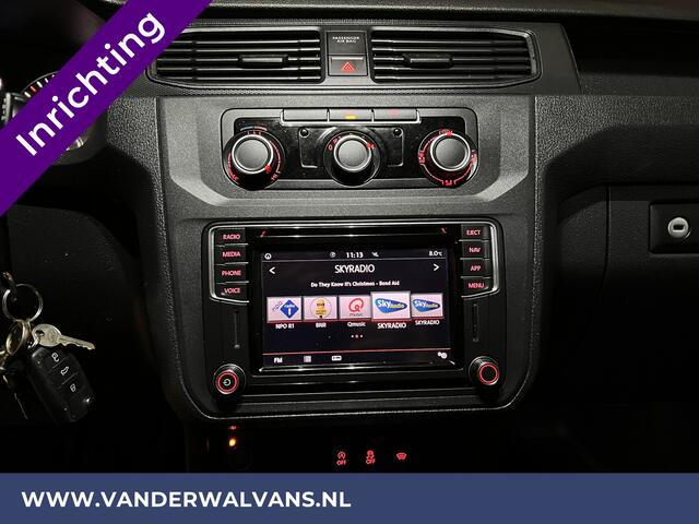 Volkswagen CADDY 2.0 TDI L1H1 inrichting Euro6 Airco | Apple Carplay | Trekhaak | Cruisecontrol parkeersensoren, android auto