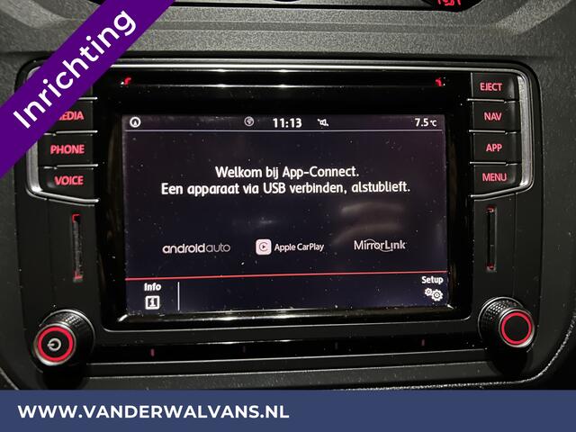Volkswagen CADDY 2.0 TDI L1H1 inrichting Euro6 Airco | Apple Carplay | Trekhaak | Cruisecontrol parkeersensoren, android auto