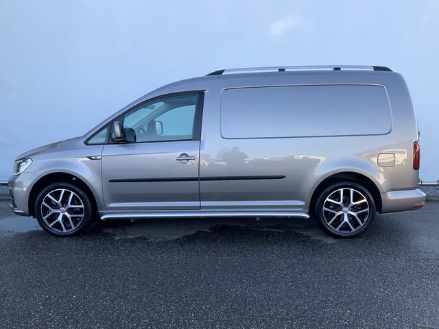 Volkswagen CADDY 2.0 TDI L2H1 150 pk DSG Maxi Excl. Edition Autom Airco Alu,Navi Camera Cruise Trek Haak 1500 kg Volle Auto Euro 6