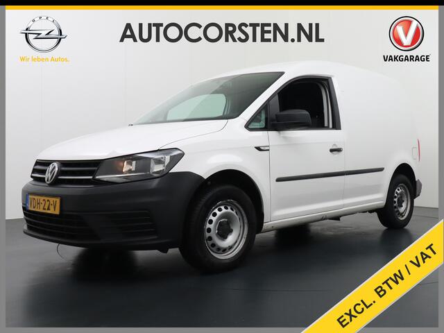 Volkswagen CADDY 2.0TDI EURO 6 Airco Schuifdeur-R Betonplex-Vloer Lat om Lat betimmering Multimedia systeem ESP ASR Elek.ramen Buitenspiegels elektrisch verstel- en verwarmbaar L1H1 BMT Trendline Bluetooth Vervolgbotsing preventie Brake Assist System Achterruit+Wissers+v