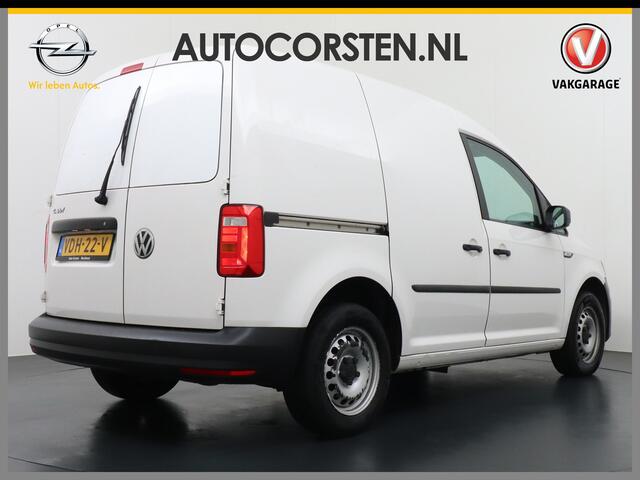 Volkswagen CADDY 2.0TDI EURO 6 Airco Schuifdeur-R Betonplex-Vloer Lat om Lat betimmering Multimedia systeem ESP ASR Elek.ramen Buitenspiegels elektrisch verstel- en verwarmbaar L1H1 BMT Trendline Bluetooth Vervolgbotsing preventie Brake Assist System Achterruit+Wissers+v