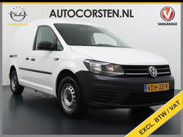 Volkswagen CADDY 2.0TDI EURO 6 Airco Schuifdeur-R Betonplex-Vloer Lat om Lat betimmering Multimedia systeem ESP ASR Elek.ramen Buitenspiegels elektrisch verstel- en verwarmbaar L1H1 BMT Trendline Bluetooth Vervolgbotsing preventie Brake Assist System Achterruit+Wissers+v