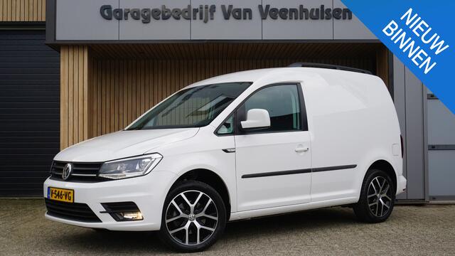 Volkswagen CADDY 2.0 TDI 102pk DSG Exclusive Edition Leder Trekhaak LED 17inch LM DAB *NL auto* 81185km! *Complete Caddy*