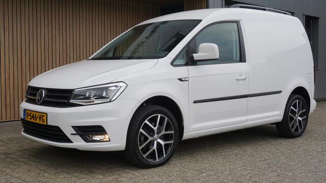 Volkswagen CADDY 2.0 TDI 102pk DSG Exclusive Edition Leder Trekhaak LED 17inch LM DAB *NL auto* 81185km! *Complete Caddy*