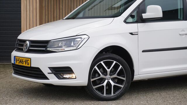 Volkswagen CADDY 2.0 TDI 102pk DSG Exclusive Edition Leder Trekhaak LED 17inch LM DAB *NL auto* 81185km! *Complete Caddy*