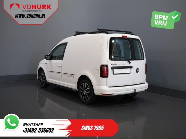 Volkswagen CADDY 2.0 TDI Edition 35 BPM VRIJ! Standkachel/ Stoelverw./ CarPlay/ PDC/ LMV/ Cruise/ Trekhaak/ Airco