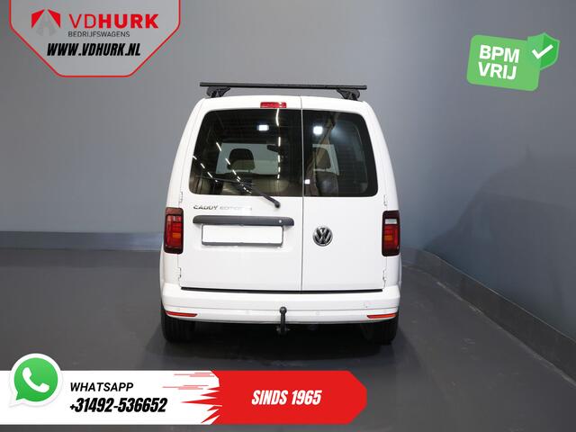 Volkswagen CADDY 2.0 TDI Edition 35 BPM VRIJ! Standkachel/ Stoelverw./ CarPlay/ PDC/ LMV/ Cruise/ Trekhaak/ Airco