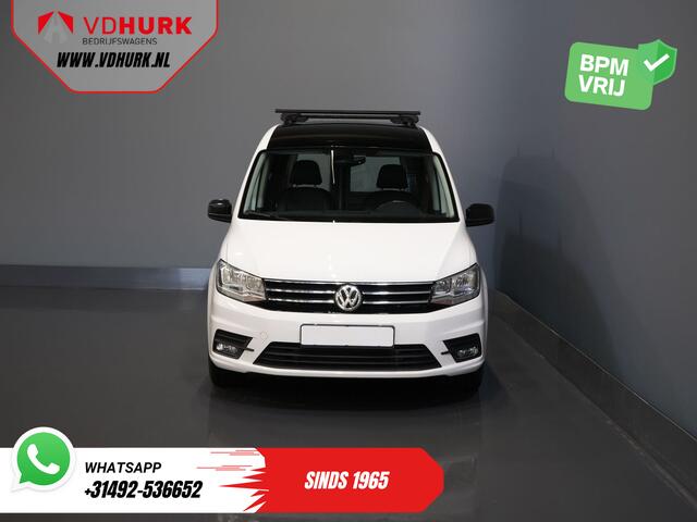 Volkswagen CADDY 2.0 TDI Edition 35 BPM VRIJ! Standkachel/ Stoelverw./ CarPlay/ PDC/ LMV/ Cruise/ Trekhaak/ Airco