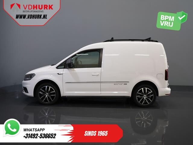 Volkswagen CADDY 2.0 TDI Edition 35 BPM VRIJ! Standkachel/ Stoelverw./ CarPlay/ PDC/ LMV/ Cruise/ Trekhaak/ Airco