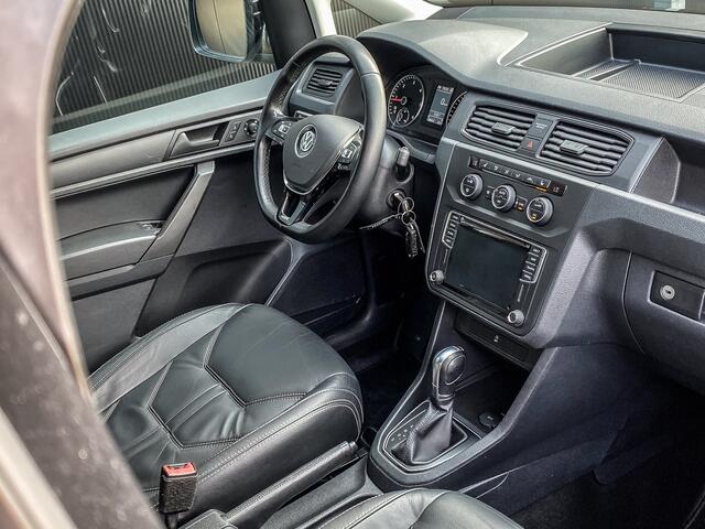 Volkswagen CADDY 2.0 TDI 150PK DSG L1H1 BMT Highline | CLIMATRONIC | LEDER | STOELVERWARMING | VOORRUIT VERWARMING | DAB |