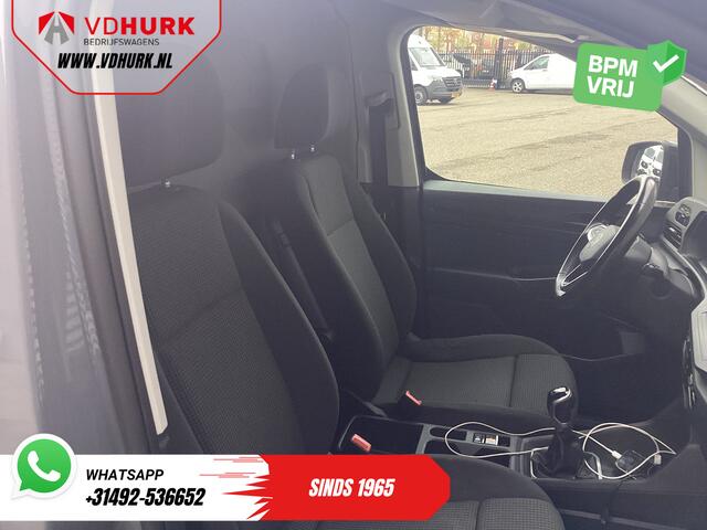 Volkswagen CADDY Cargo 2.0 TDI 125 pk BPM VRIJ! LED/ Carplay/ Stoelverw./ Cruise/ Airco/ Camera/ PDC/ LMV/ Trekhaak