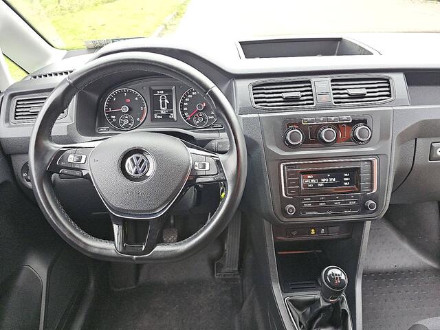 Volkswagen CADDY 2.0 TDI L2H1 BMT 102Pk Lm-Velgen NAP Airco Euro6 1e Eigenaar Voorruitverwarming Pdc!