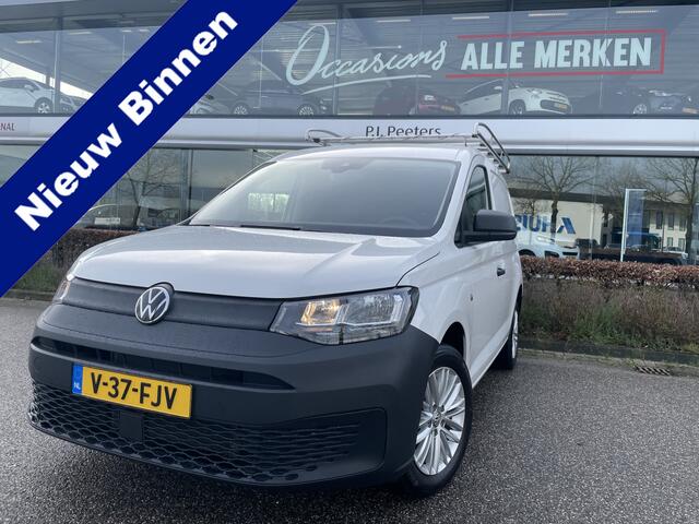 Volkswagen CADDY Cargo 2.0 TDI Comfort Airco - Apple carplay - Cruise control - Parkeersensor achter - Radio - Tussenschot volledig - Zijschuifdeur rechts - Stuur multifunctioneel - Start/stop systeem alu imperial 16 inch alu velgen betimering en kasten achterin