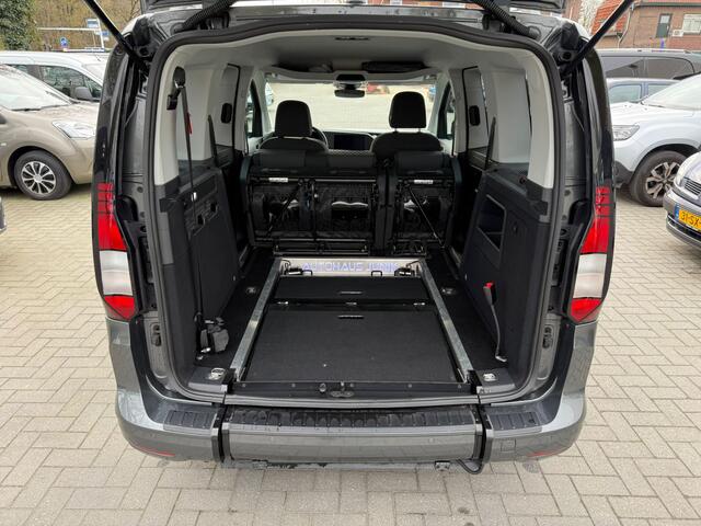 Volkswagen CADDY 1.5 TSI Rolstoelauto L1 Automaat 3+1 of 5+0 - Alle opties - Bodemverlaging - Rolstoelvervoer