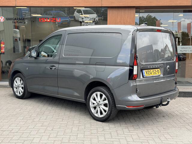 Volkswagen CADDY Cargo 2.0 TDI 123 pk Automaat | Apple/Android carplay | Achteruitrijcamera |Kunstof Laadvloer+wandbekleding | Trekhaak