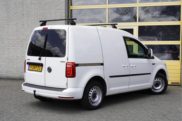 Volkswagen CADDY 1.4 TGI L1H1 EcoFuel BJ2019 Bumpers/Buitenspiegels in kleur | Trekhaak | Airco | Cruise control | Getint glas | Tussenschot+Raam | Achterdeuren+Raam | Zijdeur