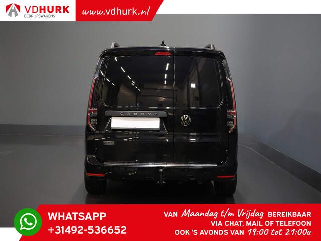Volkswagen CADDY MAXI Cargo 2.0 TDI Black Edition 125 pk Aut. Leder/ Adapt. Cruise/ Virtual Cockpit/ Standkachel/ LED/ Stoelverw./ Navi