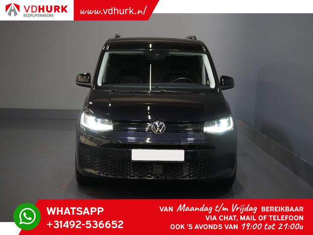 Volkswagen CADDY MAXI Cargo 2.0 TDI Black Edition 125 pk Aut. Leder/ Adapt. Cruise/ Virtual Cockpit/ Standkachel/ LED/ Stoelverw./ Navi