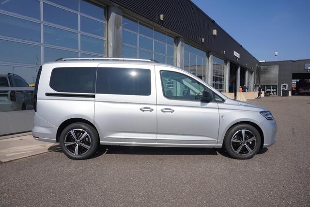 Volkswagen CADDY MAXI 1.5 TSI Hybride Style 1.5 TSI Hybride DSG, Climatronic, Achterdeuren met ruit, Trekhaak, App connect draadloos, Navigatie, Alarm, LED koplampen
