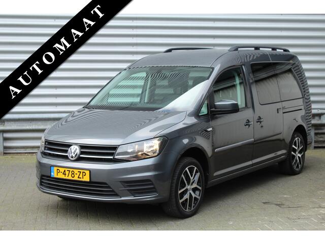 Volkswagen CADDY MAXI 1.4 TSI 126pk Trendline DSG7 2x Zijschuifdeur Clima Cruise Navi Leder 17"LMV Dakreling Trekhaak 1350kg