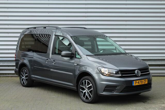 Volkswagen CADDY MAXI 1.4 TSI 126pk Trendline DSG7 2x Zijschuifdeur Clima Cruise Navi Leder 17"LMV Dakreling Trekhaak 1350kg
