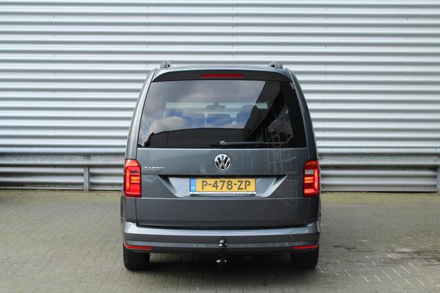 Volkswagen CADDY MAXI 1.4 TSI 126pk Trendline DSG7 2x Zijschuifdeur Clima Cruise Navi Leder 17"LMV Dakreling Trekhaak 1350kg