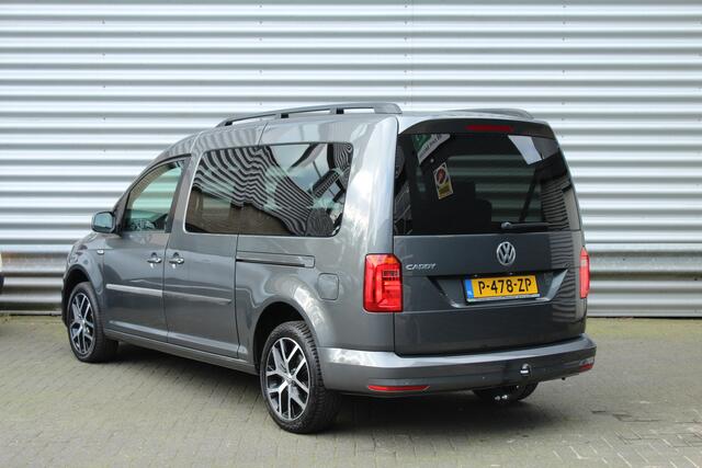 Volkswagen CADDY MAXI 1.4 TSI 126pk Trendline DSG7 2x Zijschuifdeur Clima Cruise Navi Leder 17"LMV Dakreling Trekhaak 1350kg