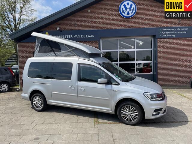 Volkswagen CADDY MAXI 1.4 TSI HIGHLINE 5p 96kw HEFDAK, CAMPER, 3 slaapplaatsen ( Carplay, PDC + Camera, Trekhaak) RIJKLAARPRIJS!