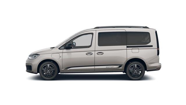 Volkswagen CADDY MAXI 1.5 TSI Hybride DSG Limited Edition, Climatronic, Achterklep met ruit, 7-persoons, App connect draadloos, Navigatie, Alarm, LED koplampen, Trekhaakvoorbereiding